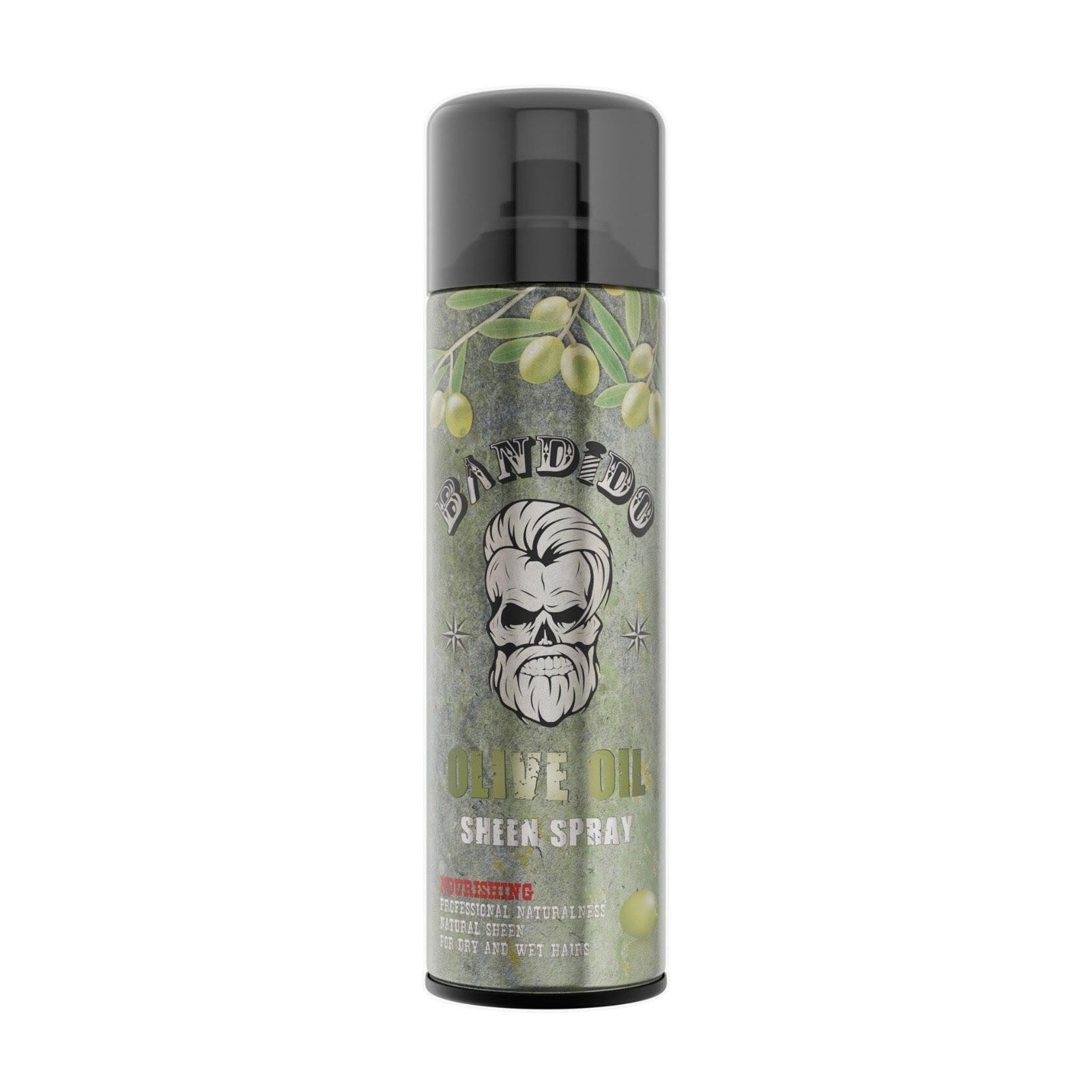 Чоловічий лак для укладання волосся Bandido Olive Oil Sheen Spray з оливковою олією, 500 мл